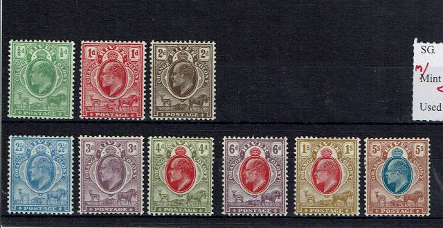Image of South African States ~ Orange River Colony SG 139/47 MM British Commonwealth Stamp